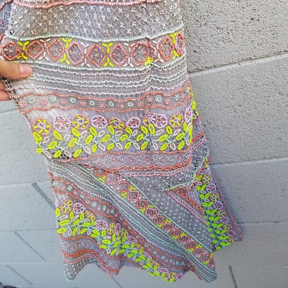 Alice + Olivia | Amina Beaded Dress Size 2 - Picture 8 of 17